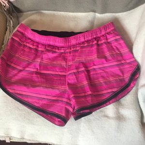 Lulu lemon pink runner shorts